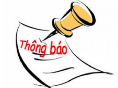 Thông báo lập dự trù năm học 2019-2020