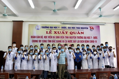 Trường ĐH Y - Dược Thái Nguyên điều động nhân lực đến vùng tâm dịch