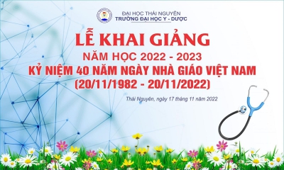 Trường Đại học Y - Dược, Đại học Thái Nguyên khai giảng năm học 2022-2023